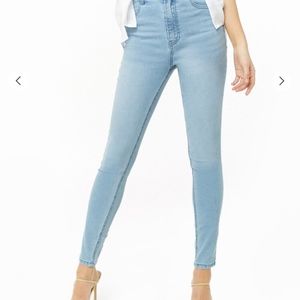 Forever 21 Ultra High Waisted Denim Jeggings